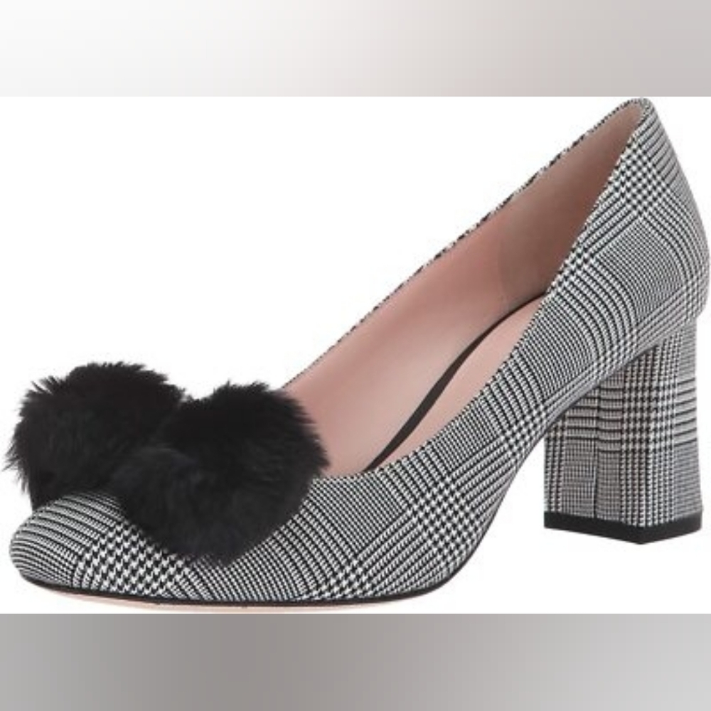 Kate Spade New York BLACK/WHITE Women's Carine Pump Available SZ 6, 7